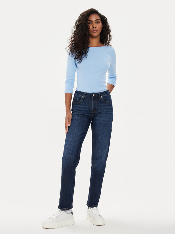 Tommy Hilfiger Tommy Hilfiger Džínsy Classic WW0WW42203 Tmavomodrá Straight Fit