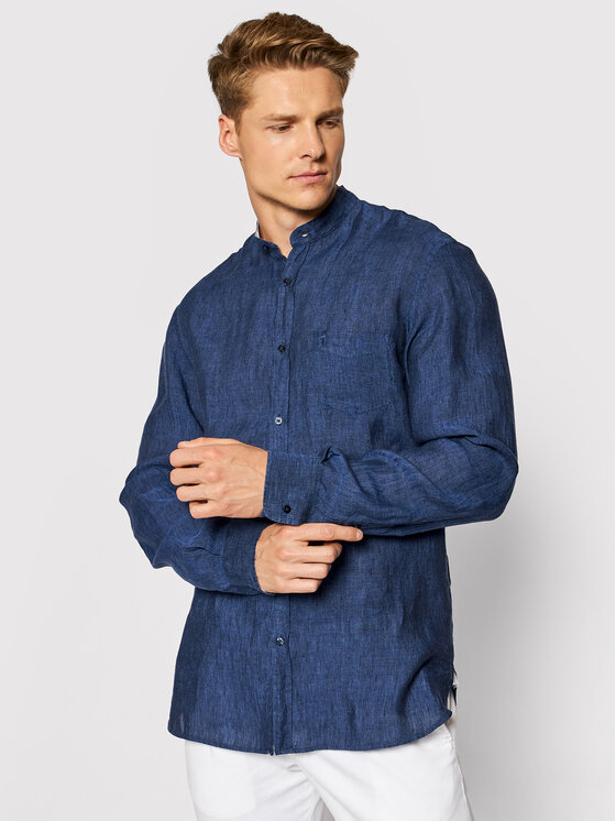 Trussardi Trussardi Srajca 52C00154 Mornarsko modra Close Fit