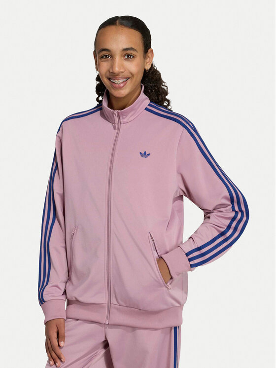 adidas adidas Sweatshirt Firebird Loose Track HZ6641 Rosa Regular Fit
