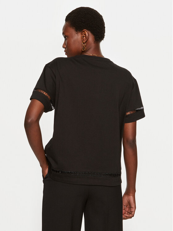 TWINSET TWINSET T-Shirt 242TP2501 Schwarz Regular Fit