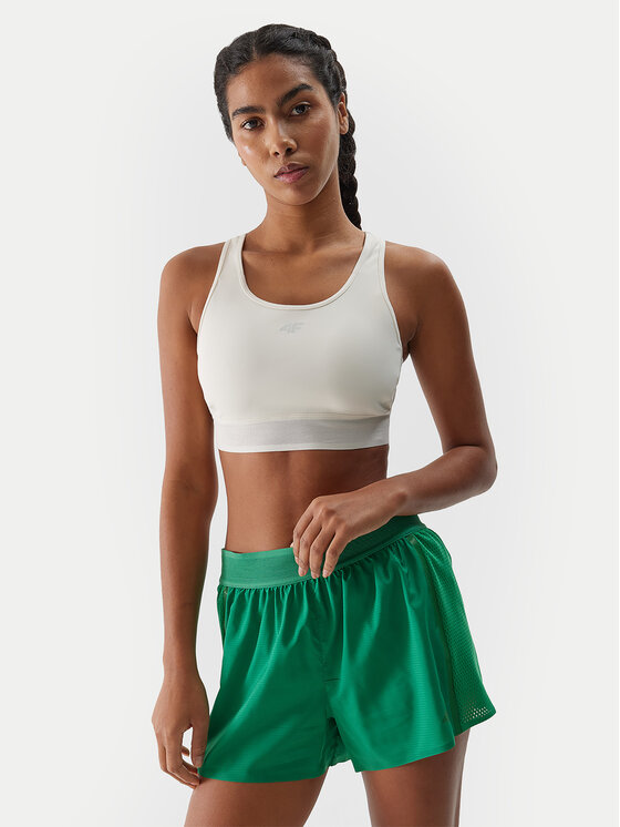 4F 4F Topiņš 4FWSS24TFTSF705 Écru Slim Fit