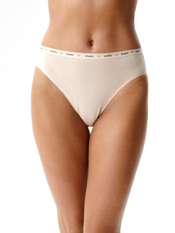 Atlantic Atlantic Figi klasyczne flat elastic Różowy
