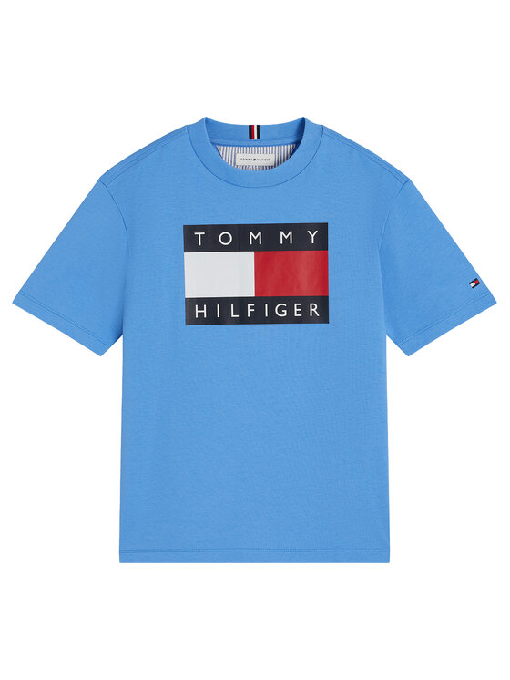 Tommy Hilfiger Tommy Hilfiger Tricou Heritage KB0KB10340 Albastru Regular Fit