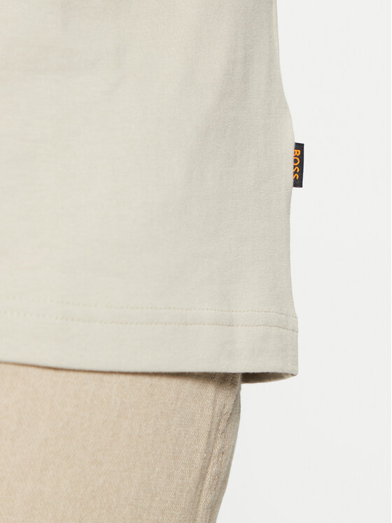 BOSS BOSS T-särk Te_Mextour 50535079 Beež Regular Fit