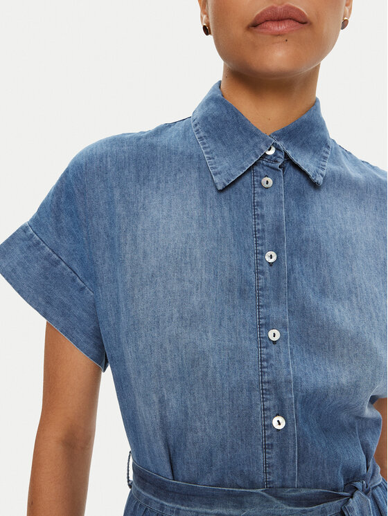 ViCOLO ViCOLO Jeans haljina TB2665 Tamnoplava Regular Fit