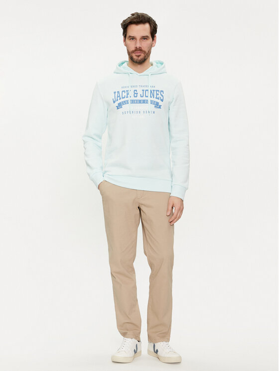 Jack&Jones Jack&Jones Jopa Logo 12233597 Svetlo modra Standard Fit
