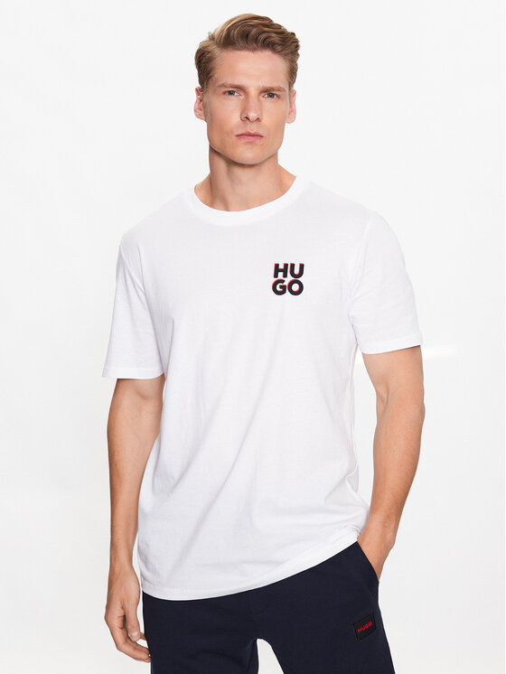 HUGO Hugo Komplet 2 t-shirtów 50492550 Biały Regular Fit