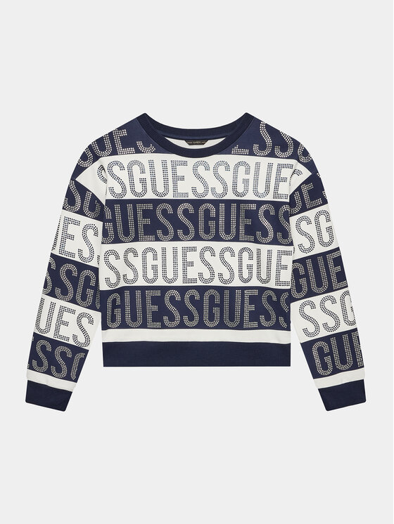 Guess Guess Pulóver J3YQ09 KAE30 Sötétkék Regular Fit