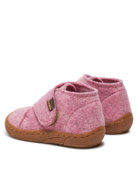 Froddo Froddo Kapcie Minni Wooly G1700343-8 M Różowy