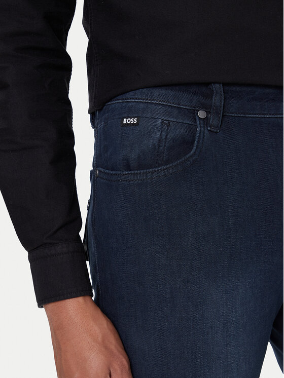 BOSS BOSS Džínsy P-Re.Maine 50549820 Tmavomodrá Regular Fit