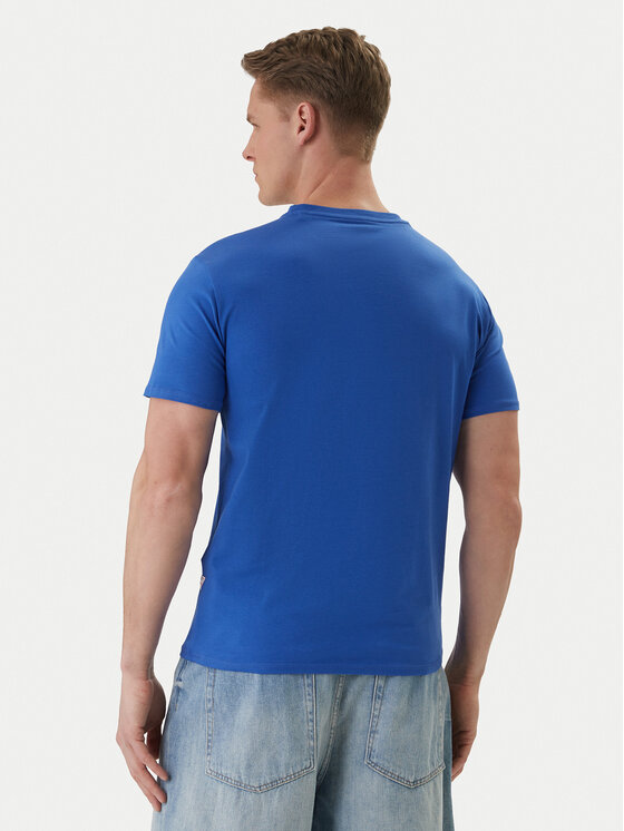 Guess Guess T-Shirt F6GI01 J1314 Modrá Slim Fit