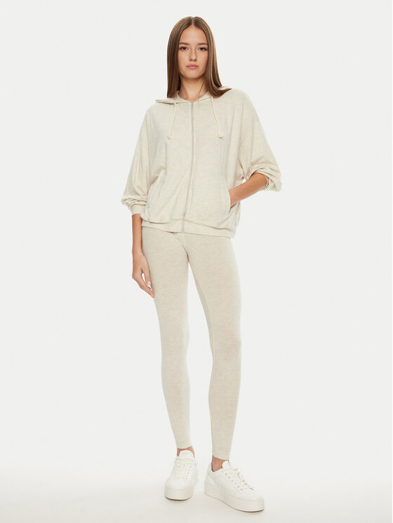 American Vintage American Vintage Majica dugih rukava Ypawood YPA03BH24 Écru Loose Fit