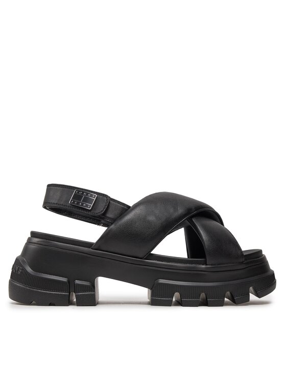 Tommy Jeans Sandales Tjw Chunky City Sandal EN0EN02525 Melns