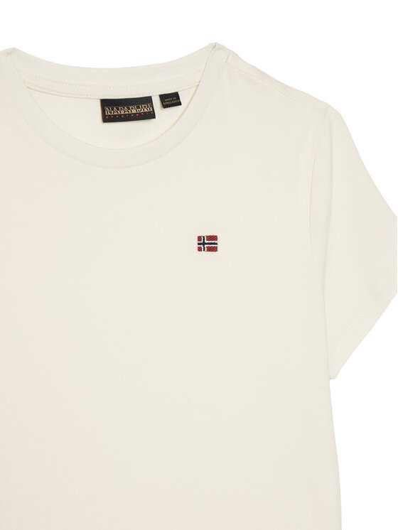 Napapijri Napapijri Тишърт Salis NP0A4GEH Бял Regular Fit
