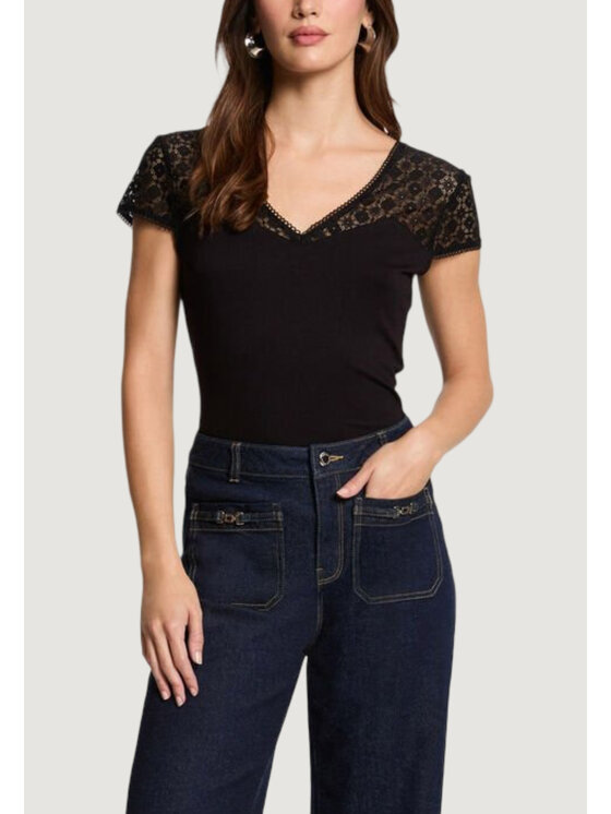 Morgan Morgan Särkpluus 251-DFLO Must Slim Fit