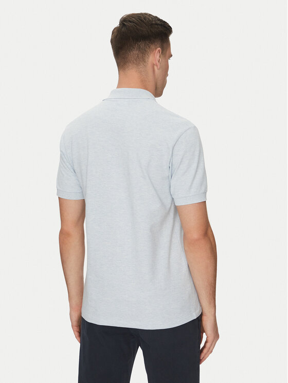 Lacoste Lacoste Polo L1264 Błękitny Classic Fit