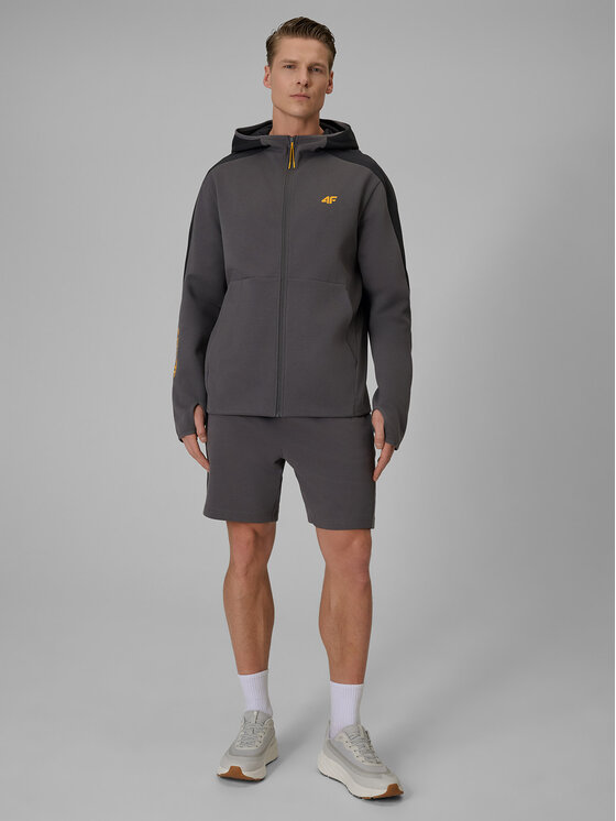 4F 4F Bluza CITY Szary Regular Fit