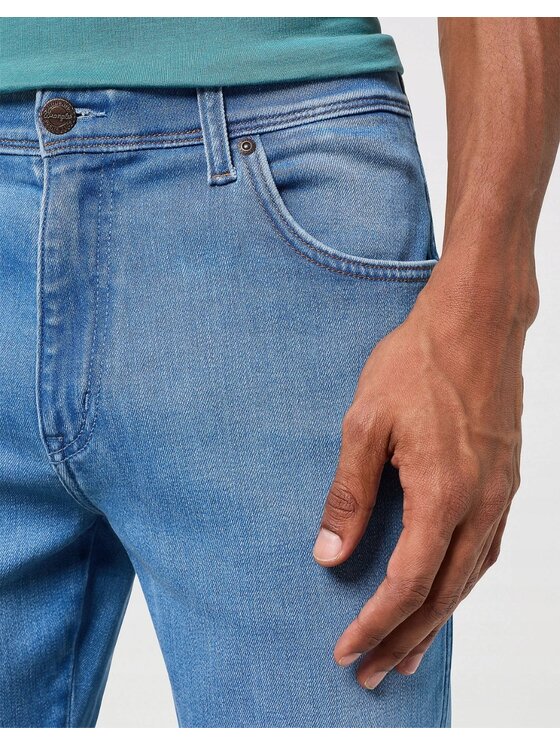 Wrangler Wrangler Jeansy Texas Slim Niebieski Slim Fit