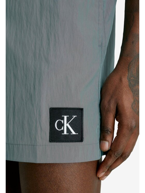 Calvin Klein Swimwear Calvin Klein Swimwear Costume da bagno Costume Calvin Klein uomo CK nylon Grigio Regular Fit