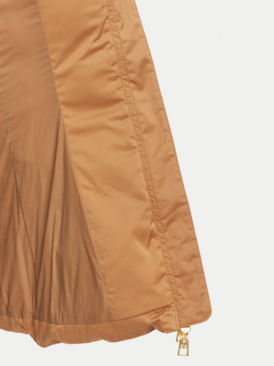 Elisabetta Franchi Elisabetta Franchi Žieminė striukė PI-92D-66E2 Šviesiai ruda Slim Fit