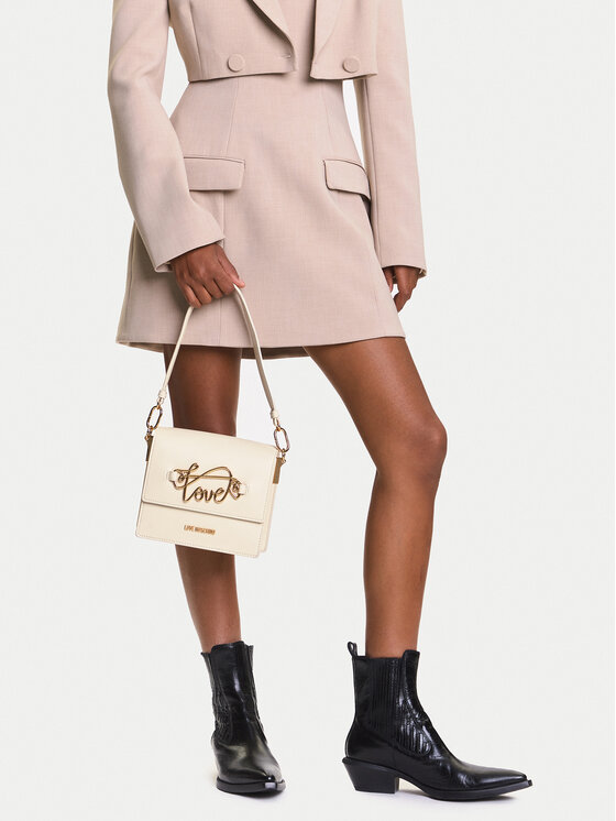LOVE MOSCHINO LOVE MOSCHINO Ročna torba JC4262PP0MKG0110 Écru