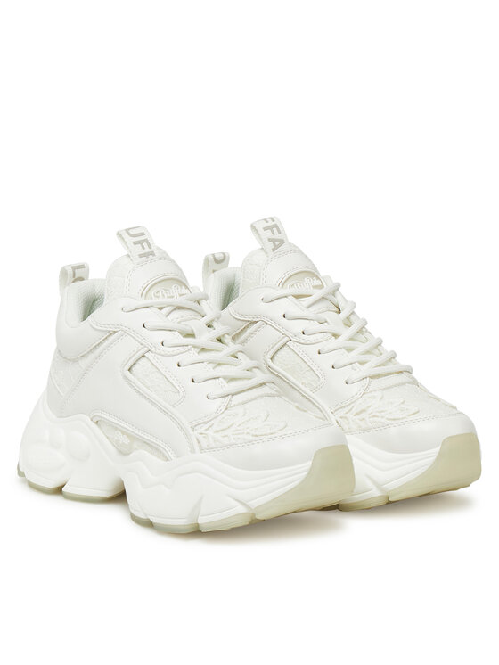 Buffalo Buffalo Sneakersy Binary Bloom 1636376 Bílá
