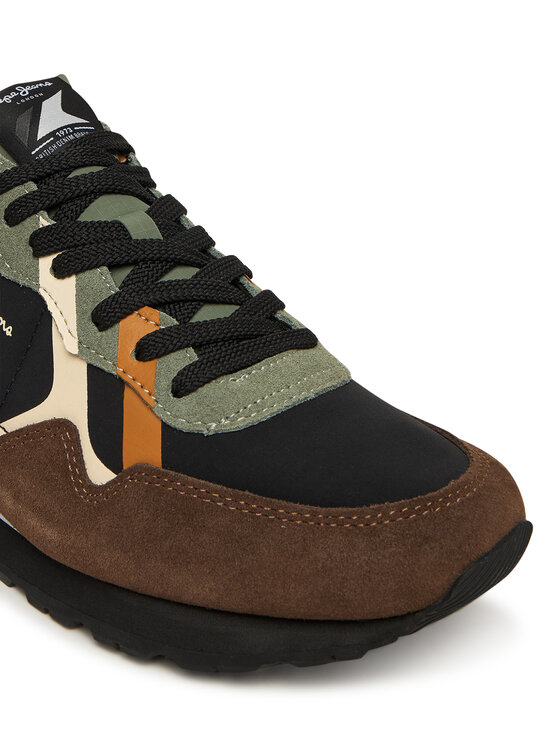 Pepe Jeans Pepe Jeans Sneakersy Brit Prints M PMS400002 Brązowy