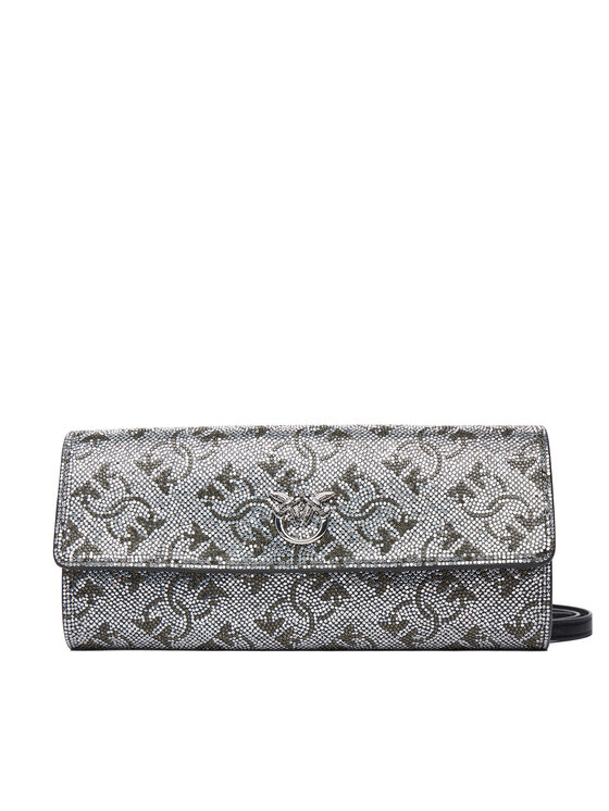 PINKO PINKO Kabelka Love Tiny Brids Wallet C AI 25-26 PCPL 103765 A20D Strieborná