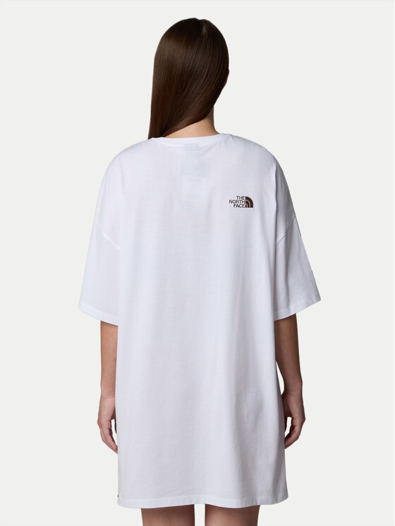The North Face The North Face Sukienka codzienna Simple Dome NF0A87NF Biały Relaxed Fit