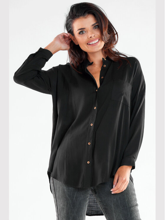 Koszula, rozmiar L/XL, Czarne, A525