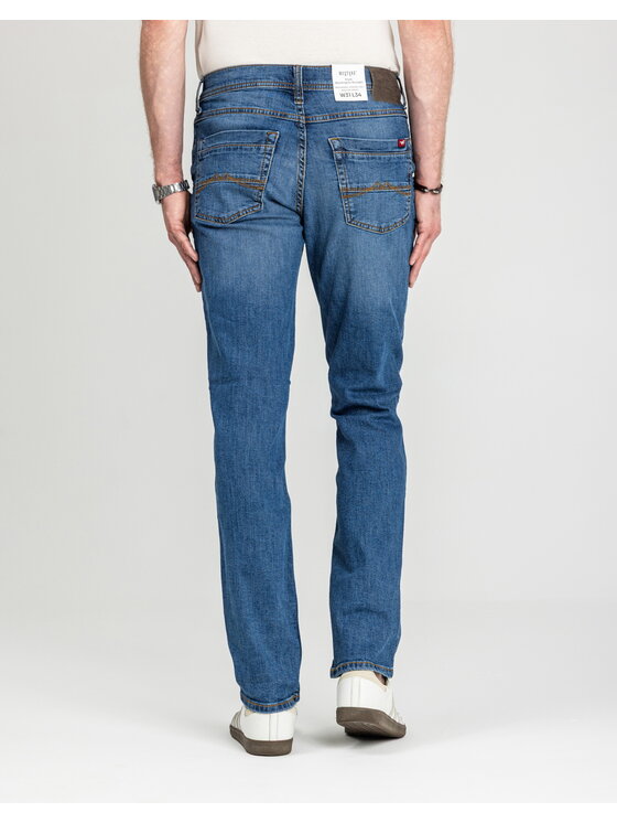Mustang Mustang Jeansy Style Washington Straight Niebieski Straight Fit