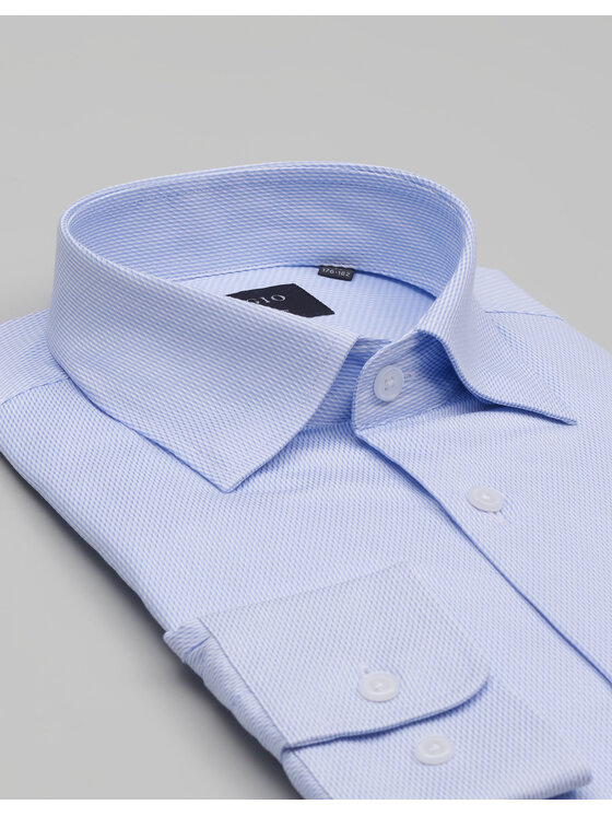 Borgio Borgio Koszula fabrizia_00529 Niebieski Slim Fit