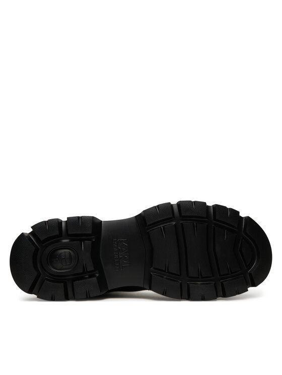 KARL LAGERFELD KARL LAGERFELD Kotníková obuv s elastickým prvkem KL43545 Černá
