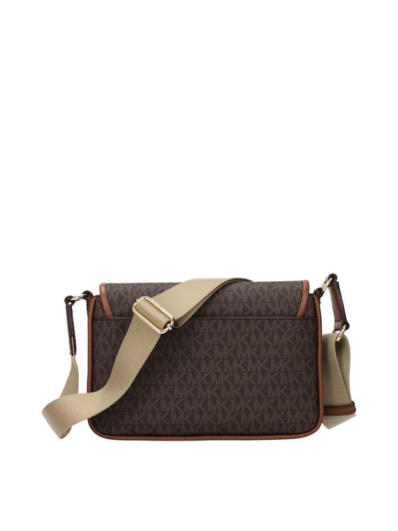 Michael Kors Michael Kors Torebka Brown Fabric Crossbody Brązowy