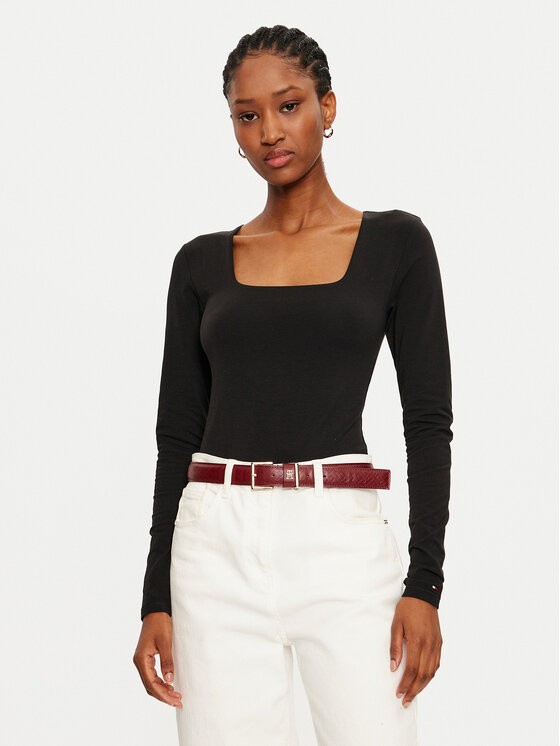 Tommy Hilfiger Tommy Hilfiger Glaustinukė UW0UW05628 Juoda Slim Fit