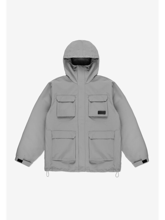 PROSTO. PROSTO. Kurtka zimowa Cargo Szary Regular Fit