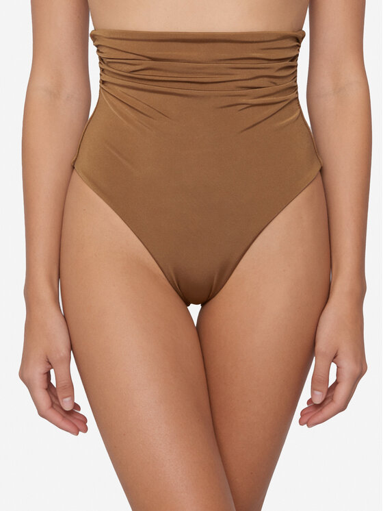 Max Mara Beachwear Max Mara Beachwear Spodnji del bikini Saali 2616821159 Rjava