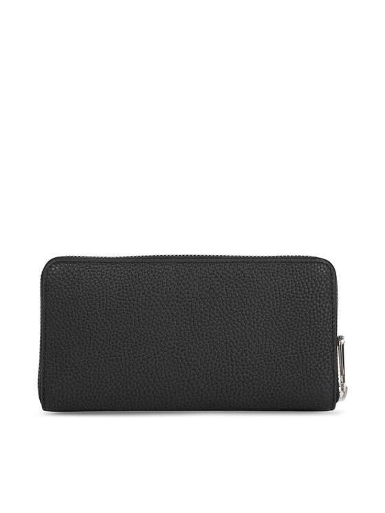 Tommy Hilfiger Tommy Hilfiger Velika ženska denarnica Th Emblem Large Za AW0AW15181 Črna