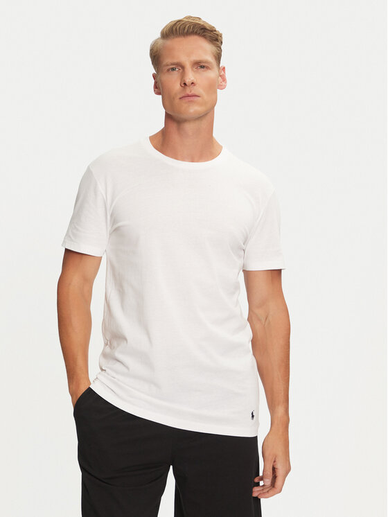 Polo Ralph Lauren Polo Ralph Lauren Set de tricouri﻿ Classic Crew 714830304003 Alb Regular Fit