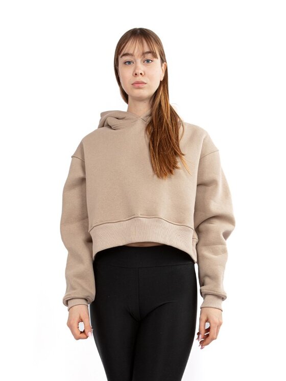 DKaren Sport DKaren Sport Bluza DK-K-B11 Beżowy Classic Fit