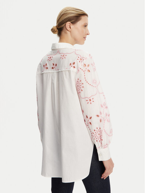 French Connection French Connection Hemd 72YBB Weiß Relaxed Fit
