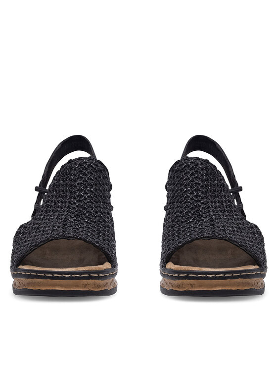 Rieker Rieker Sandalen 62941-00 Schwarz