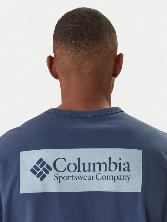 Columbia Columbia T-krekls CSC™ Heavyweight Iconic 2155061 Zils Relaxed Fit