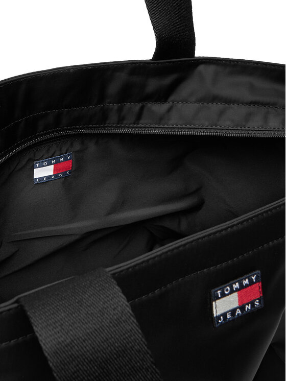 Tommy Jeans Tommy Jeans Torbica Ess Daily Tote AW0AW17891 Črna