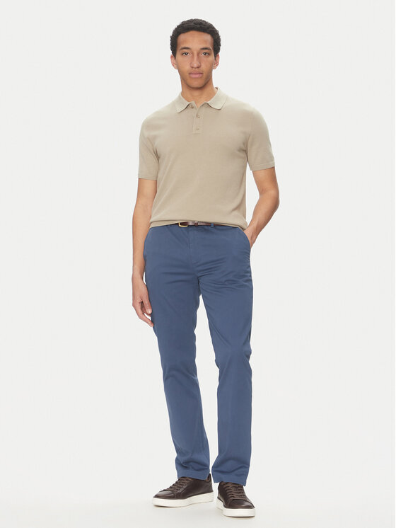 Tommy Hilfiger Tommy Hilfiger Chino hlače Denton MW0MW37873 Modra Slim Fit