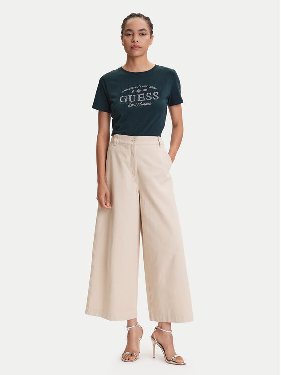 Guess Guess T-shirt V5YI13 J1314 Verde Regular Fit