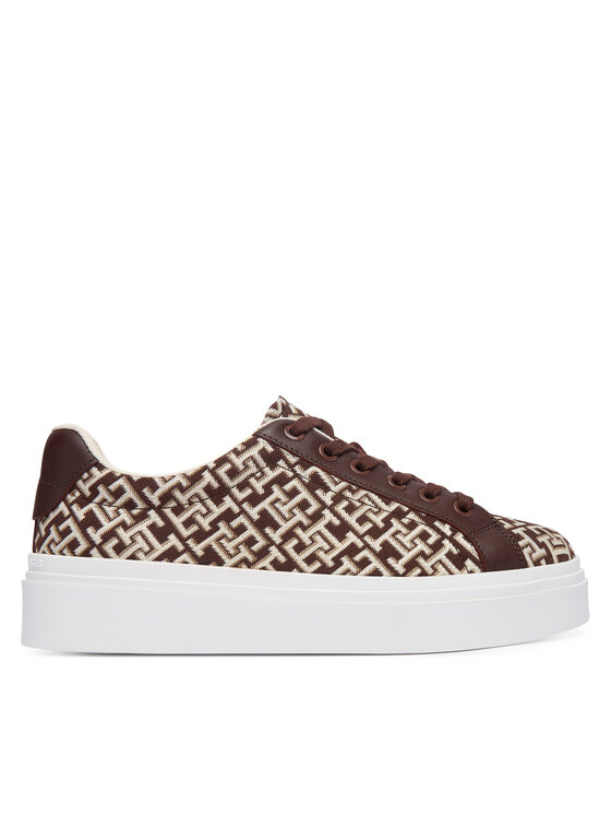 Tommy Hilfiger Tommy Hilfiger Sneakers Chic Platform Monogram FW0FW09398 Braun
