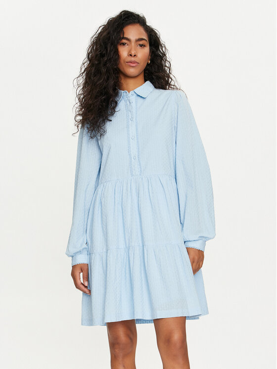 YAS YAS Сукня-сорочка Tia 26032815 Блакитний Regular Fit