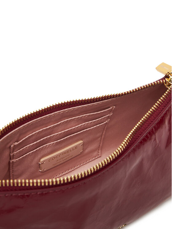Coccinelle Coccinelle Handtasche THJ Coccinelle Aura Shiny E5 THJ 55 01 01 Dunkelrot