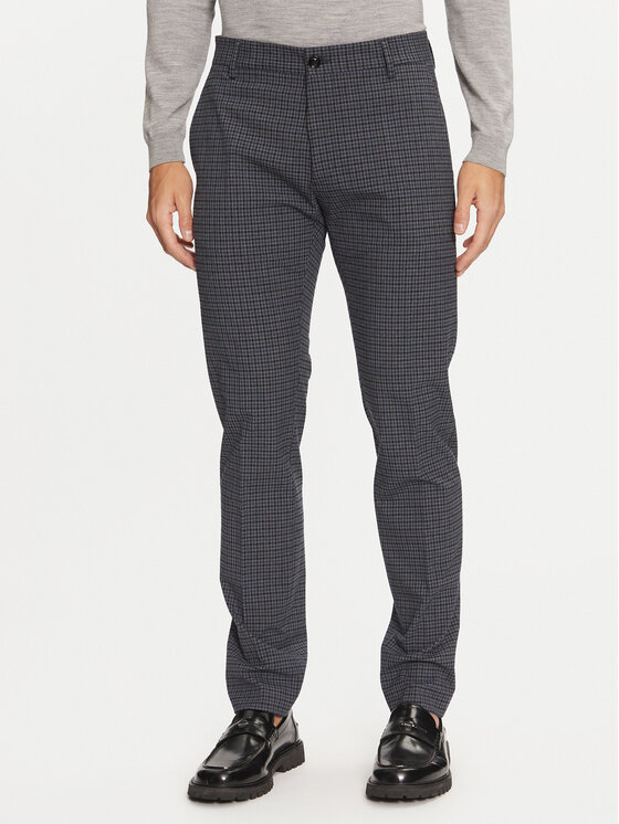 Liu Jo Liu Jo Stoffhose QF4243 T2678 Dunkelblau Regular Fit
